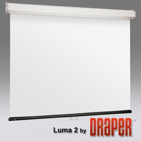 Luma 2 with AutoReturn Argent White Electric Projection Screen Size: 70" x 70"
